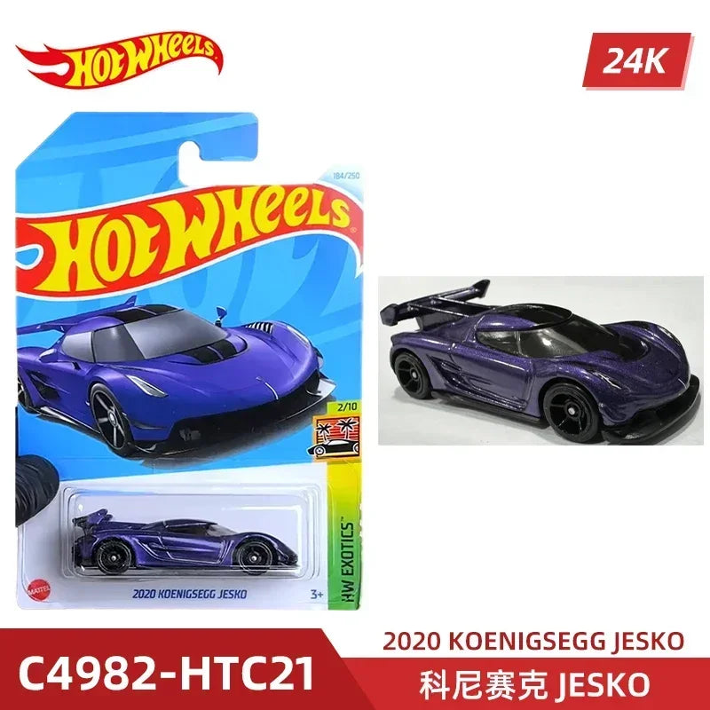 2024 C4982 Case K Original Hot Wheels 1/64 Miniatures Cars Hoteelws Model Car Hotweheels Hotwheels Vehicle Toys Model Scale Cars