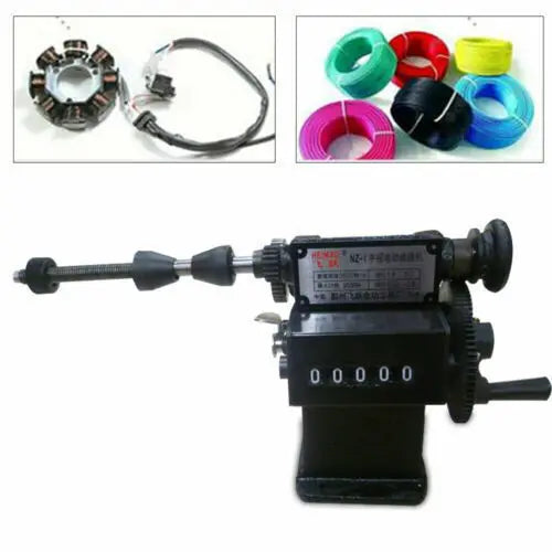 Manual Coil Winder Hand Operated Winding Machine Dual Purpose Counting 0 99999 For Electrical Projects