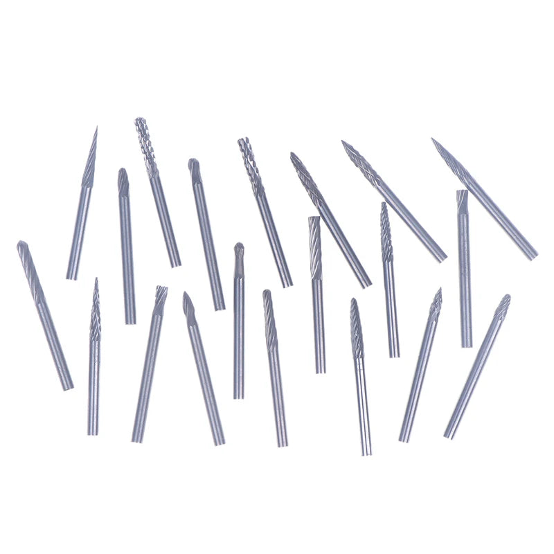 1PCS Tungsten Carbide Rotary File Hard Alloy Rotary Bur Drill Bit 3mm Shank Engraving Cutter Grinding Head For Metal And Plastic