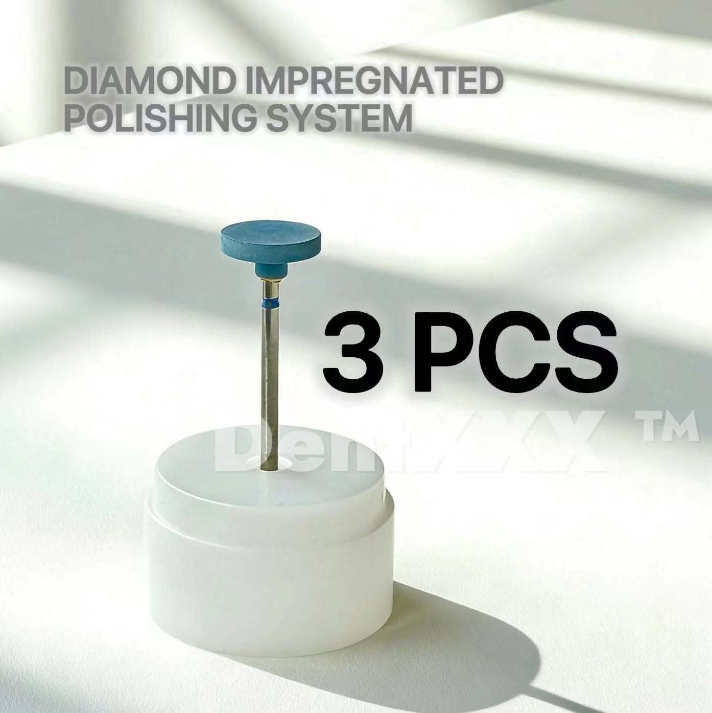 Diamond Polishing Head Grit MEDIUM 2.35MM FOR FINISHING AND POLISHING