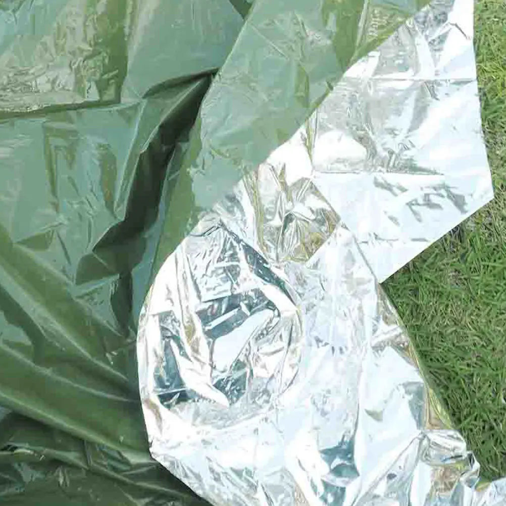 3Pcs Emergency Survival Blanket Outdoor Thermal Reflective Insulation Waterproof Camping Cover Emergency Blanket
