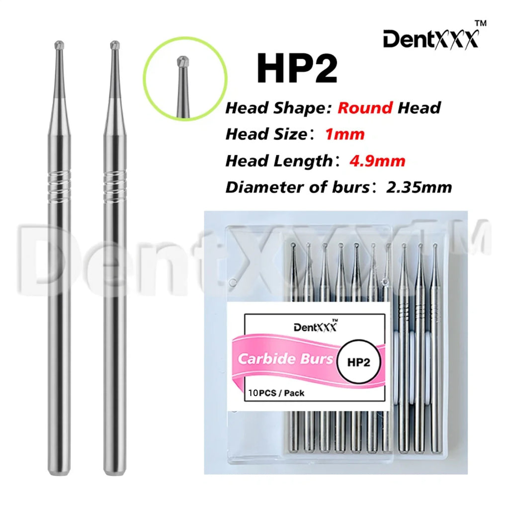 1/10Pcs Tungsten Steel Drills, Round Head