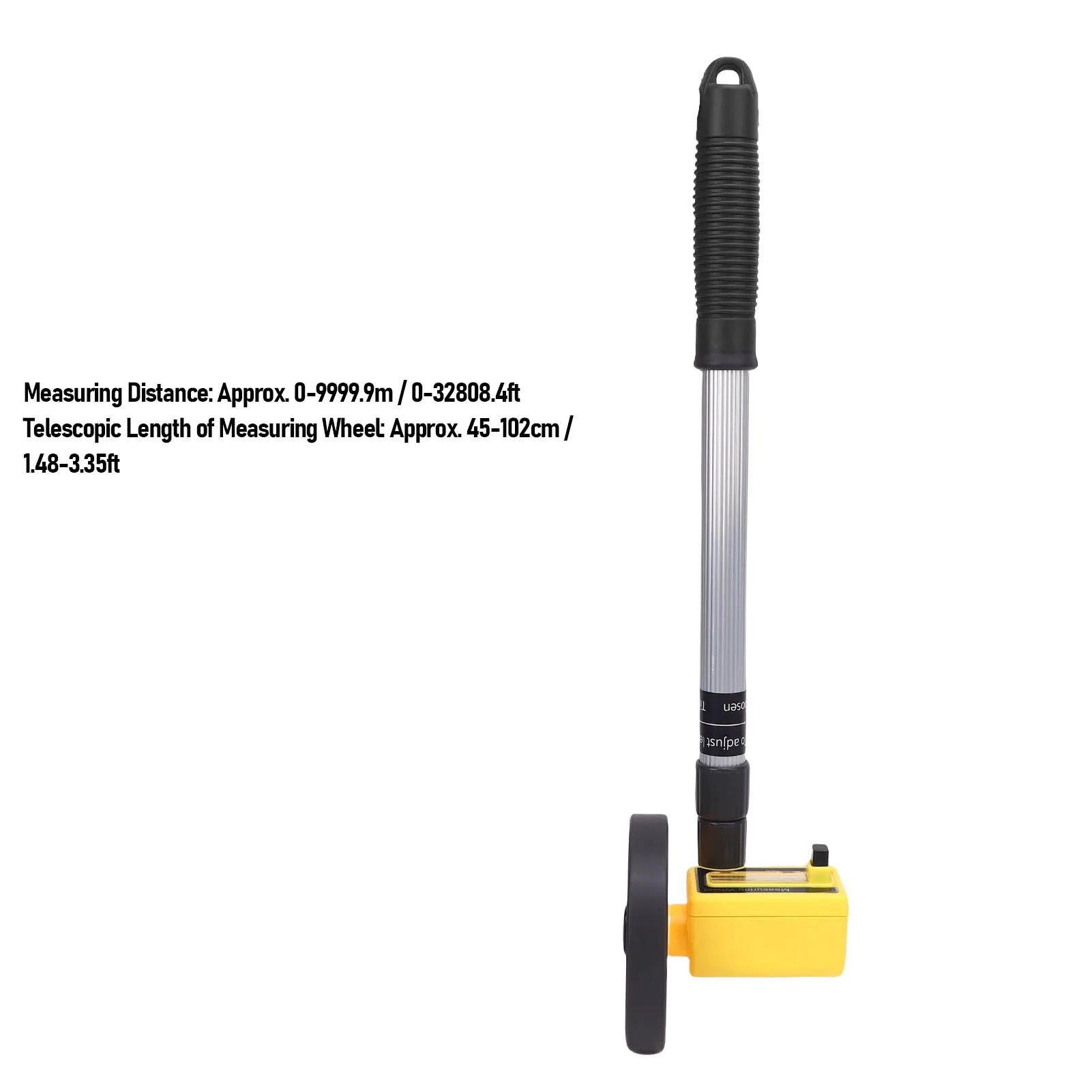 Distance Measuring Wheel Measuring Wheel Extendable Accurate Portable Metric Distance Rolling Measurement Wheel for Construction
