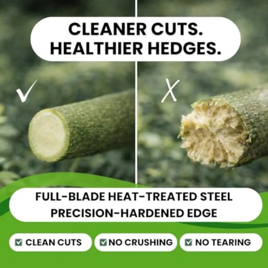 Fujiwara Japanese Hedge Shears 27.2 in 690 mm,Forged Garden Clippers with White Oak Handles, Precision Trimming Shears for Hedg
