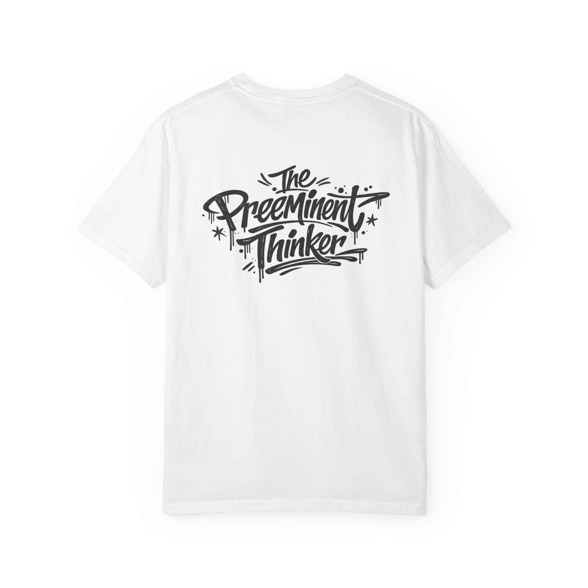 The Preeminent Thinker logo T-shirt