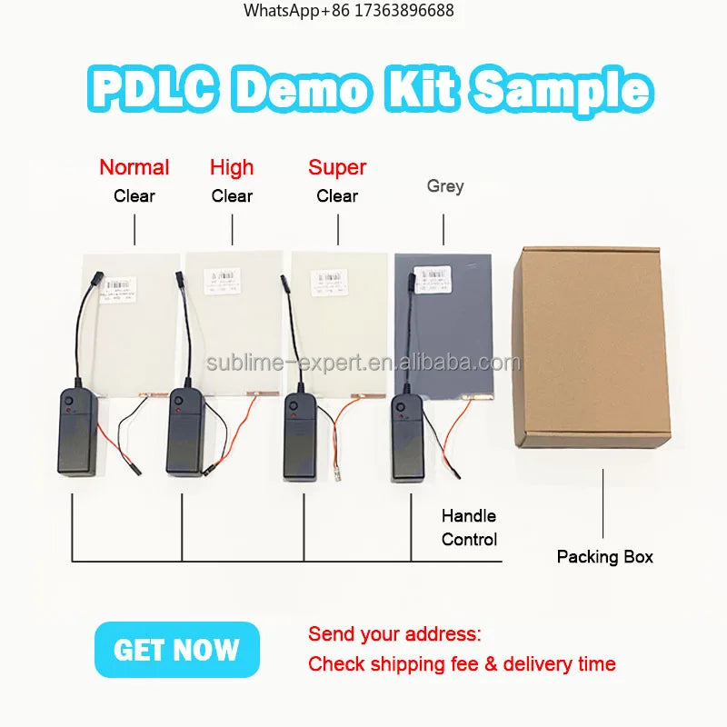 Self-Adhesive Electronic Switchable Smart Film Pdlc Smart Tint Pdlc Smart Film Window Glass Film for Partition Glass Door