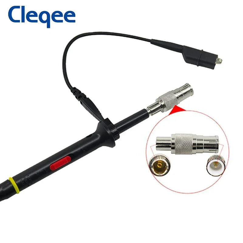 Cleqee P7300 300MHz Oscilloscope Probe BNC Protective Cap Safety BNC Plug Scope Probe X1/X10 DC-300MHz
