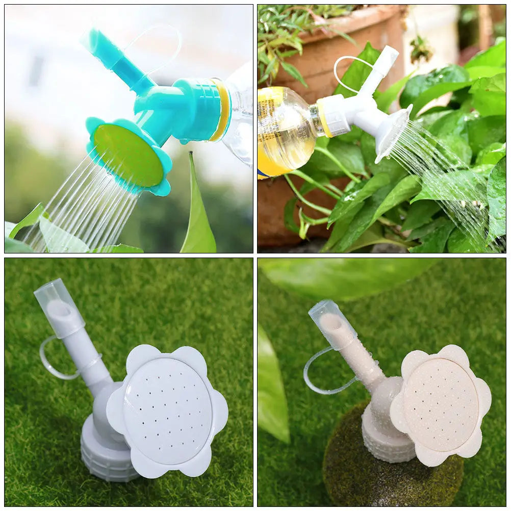 6Pcs Multipurpose Plastic Watering Pot Sprinkler Nozzles Flower Watering Tool Portable Garden Sprayer Accessories
