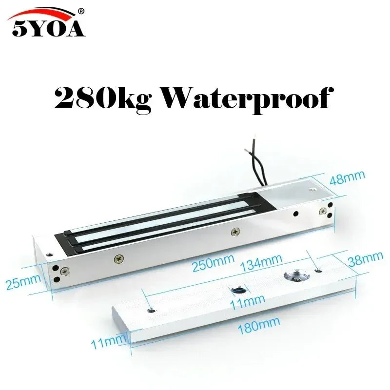 5YOA Magnetic Lock Electronic Door Lock Electric Gate Opener Suction Holding Force Electromagnetic For Access Control System