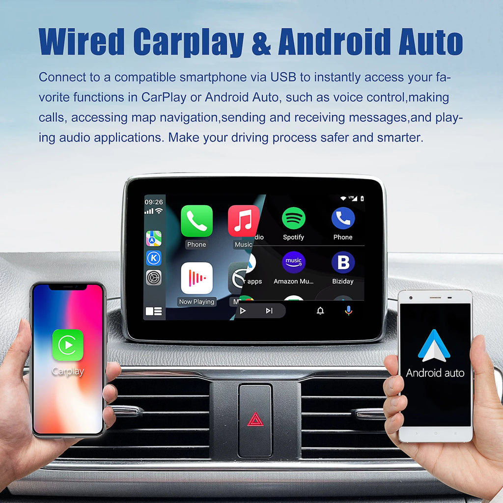 Car Video Interface Rear View Camera Mirror Link Multimedia Android Auto Wireless Carplay