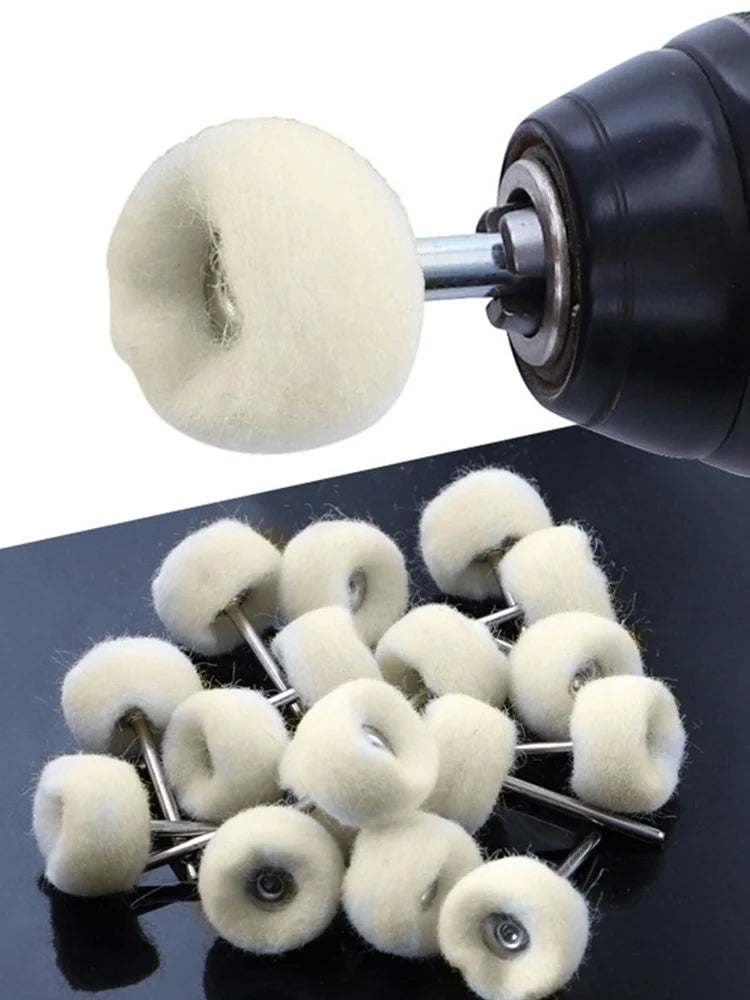 Jewelry Metals Wheels Felt Brushes Tool Accessories Brush Grinding Buffing Wheel for Jade Amber Jewelry