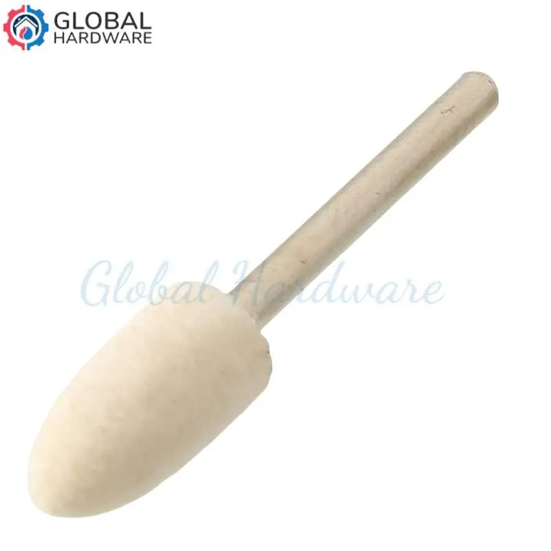 Wool Felt Mounted Polishing Buffing Wheel 3mm Shank for Grinder Drill Rotary Tools Grit 8mm