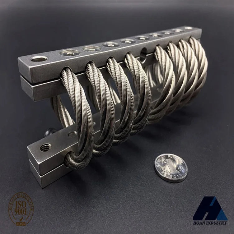 Sensor Antenna Launcher Engine Aerospace Trailer Shock Vibration Insulation JGX-0648D-33A Stainless Steel Wire Rope Isolator