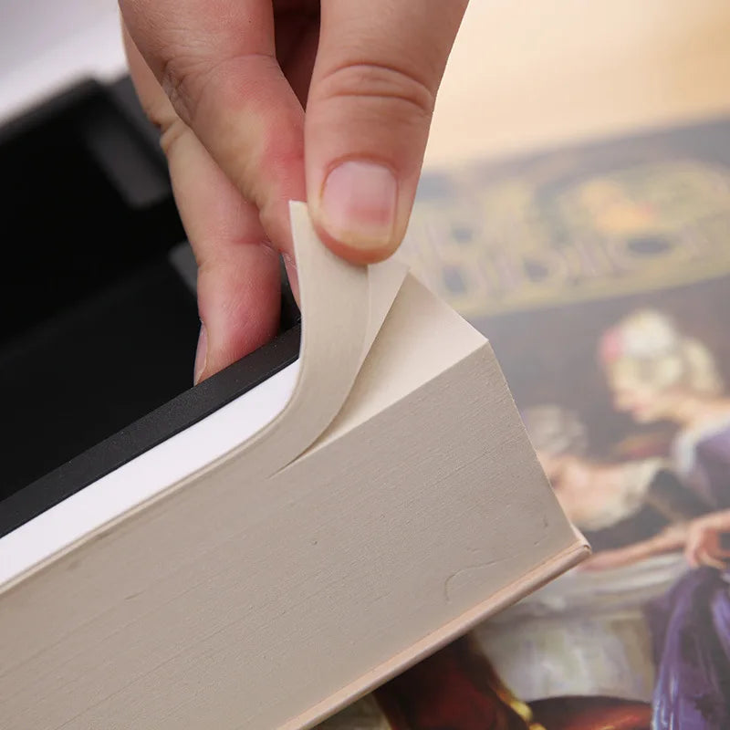 Hidden Safe Box Simulation Book Password Combination Key Lock Sight Secret Compartment Home Office Car Money Jewelry Phone Safes