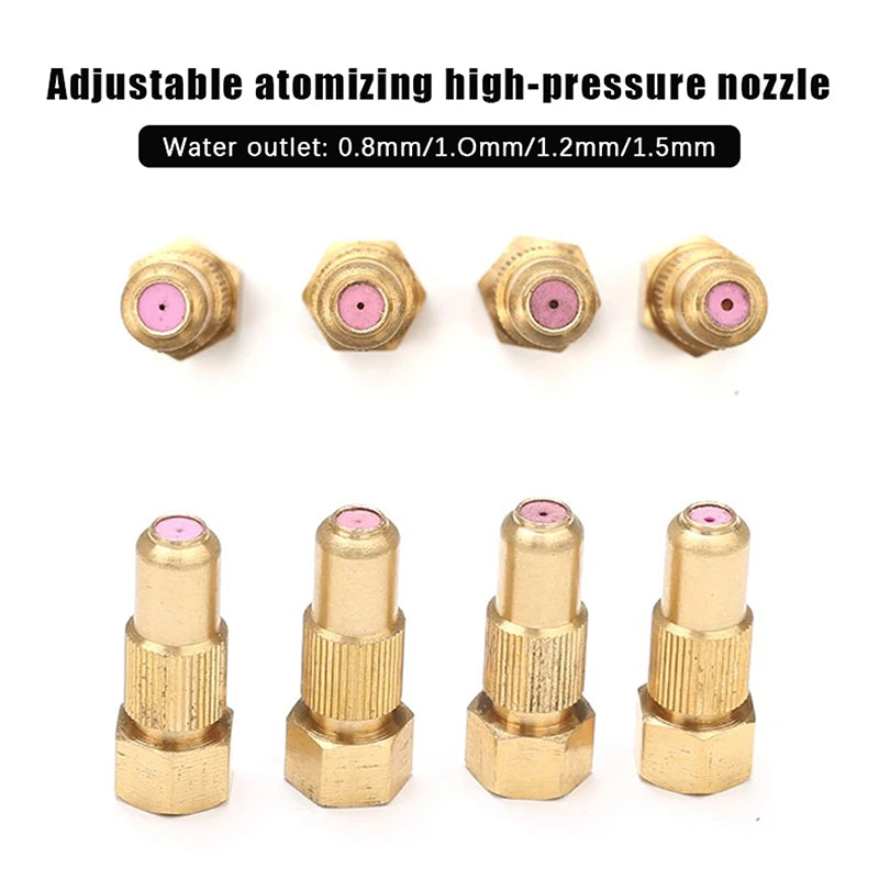 Agricultural Irrigation Nozzle 16*41*8MM Adjustable Pottery Nozzle Pottery Adjustable Spray Effortless Installation