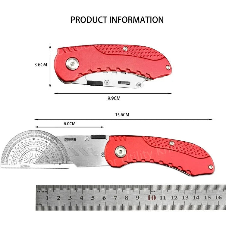 New MIni Folding Knife 440C Blade Red Aluminum/Green G10 Handle EDC Hiking Survival Camping Knife Portable Pocket Outdoor Knife