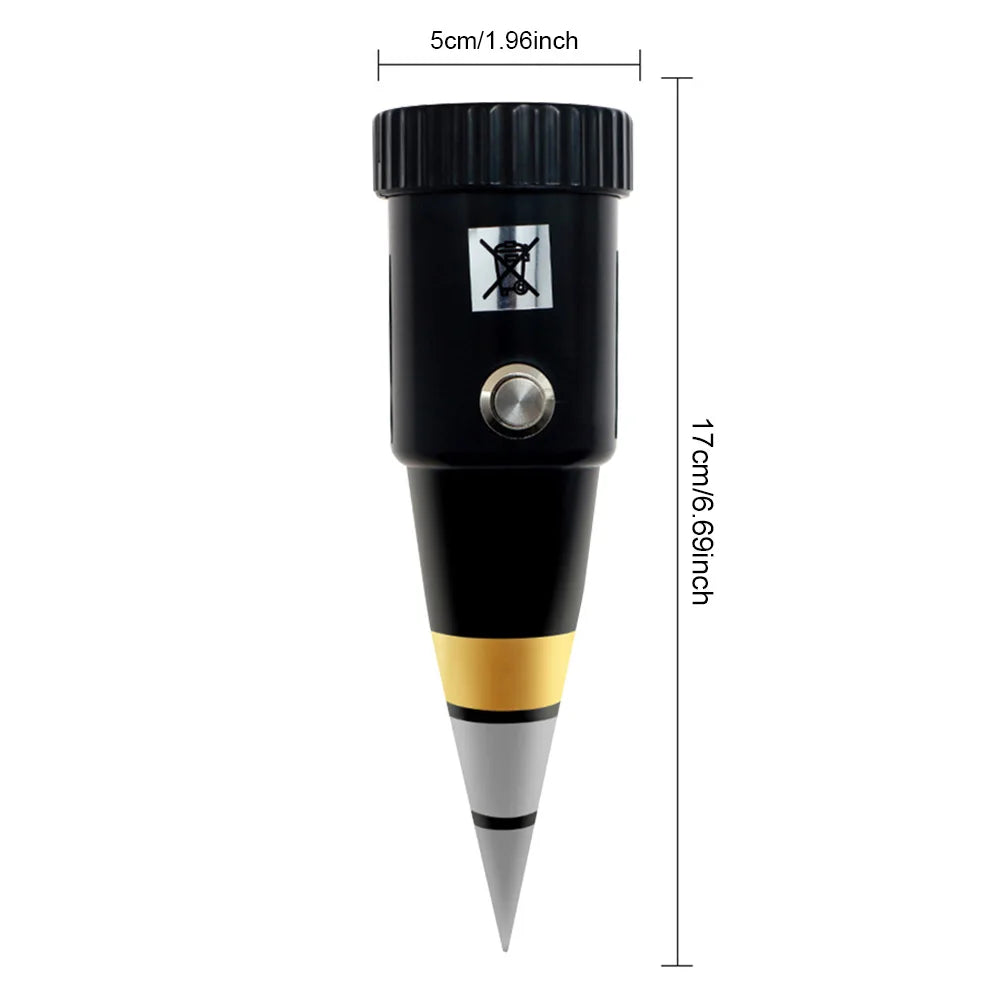 Soil Tester Accurate PH Instrument Hygrometer Monitor Waterproof Probe Instrument for Vineyards Orchards Field Production Lawn