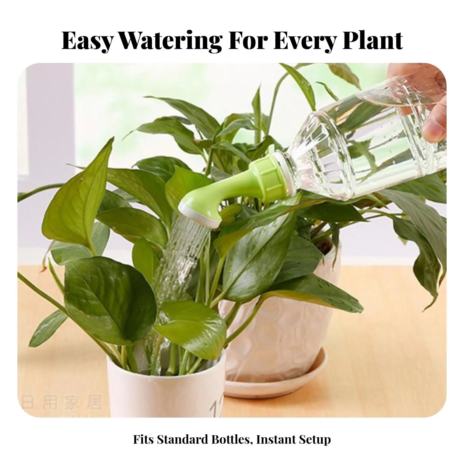 2 Pieces Bottle Cap Waterer Long-Lasting Bottle Cap Sprinkler Plant Watering Sprinkler Small Gardening Accessory Universal Fit