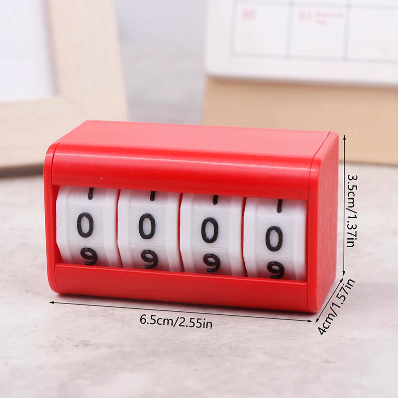 Plastic Counters Board Game Score Counter Life  Tabletop Foosball Scoring Device Billiards Scoring Counter Upgrades Black/Red
