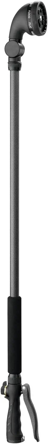 Turret Wand with Ratcheting Front Trigger and 10 Spray Patterns for Efficient Car Washing