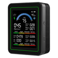  10-in-1 Air Quality Monitor Real-Time Temp Humidity HCHO TVOC CO2 Detector With 2.8In TFT Display Screen PM2.5 for Home Office