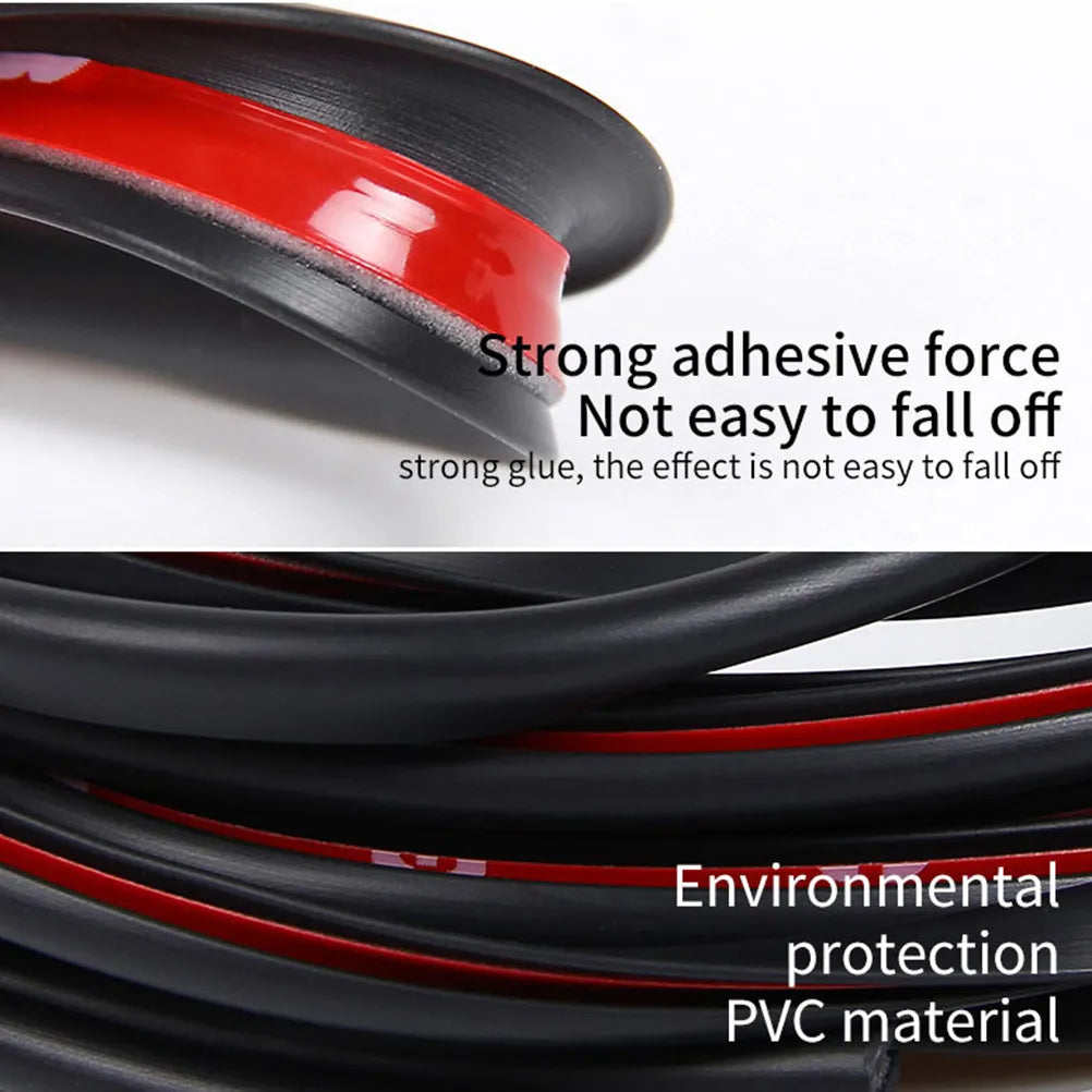 5M Premium PVC Door Guards for Sedan Cars Thin Slim Invisible Design Heat Resistant Abrasion Proof Waterproof Easy Install