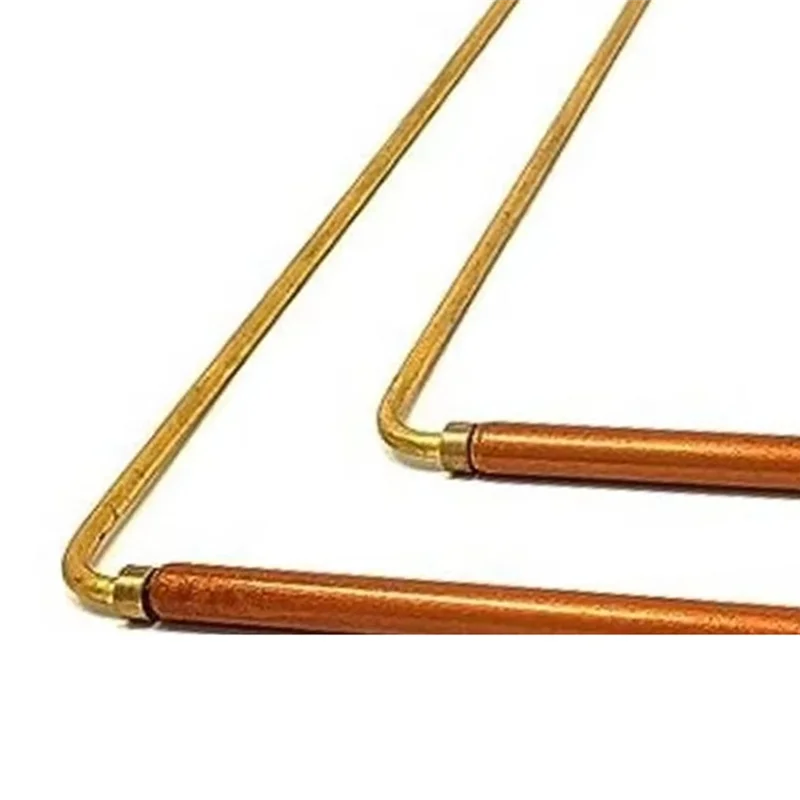 BNVN-For Water Treasure Finding Tools Copper Detector Metal Dowsing Rod 2Pcs Divining Probing Rod