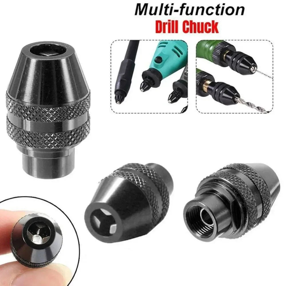 1pc Multi Keyless Chuck 0.4-3.2mm Drill Chuck for Original Dremel 3000 4000 7700 8200 Rotary Tools Electric Grinding Chuck