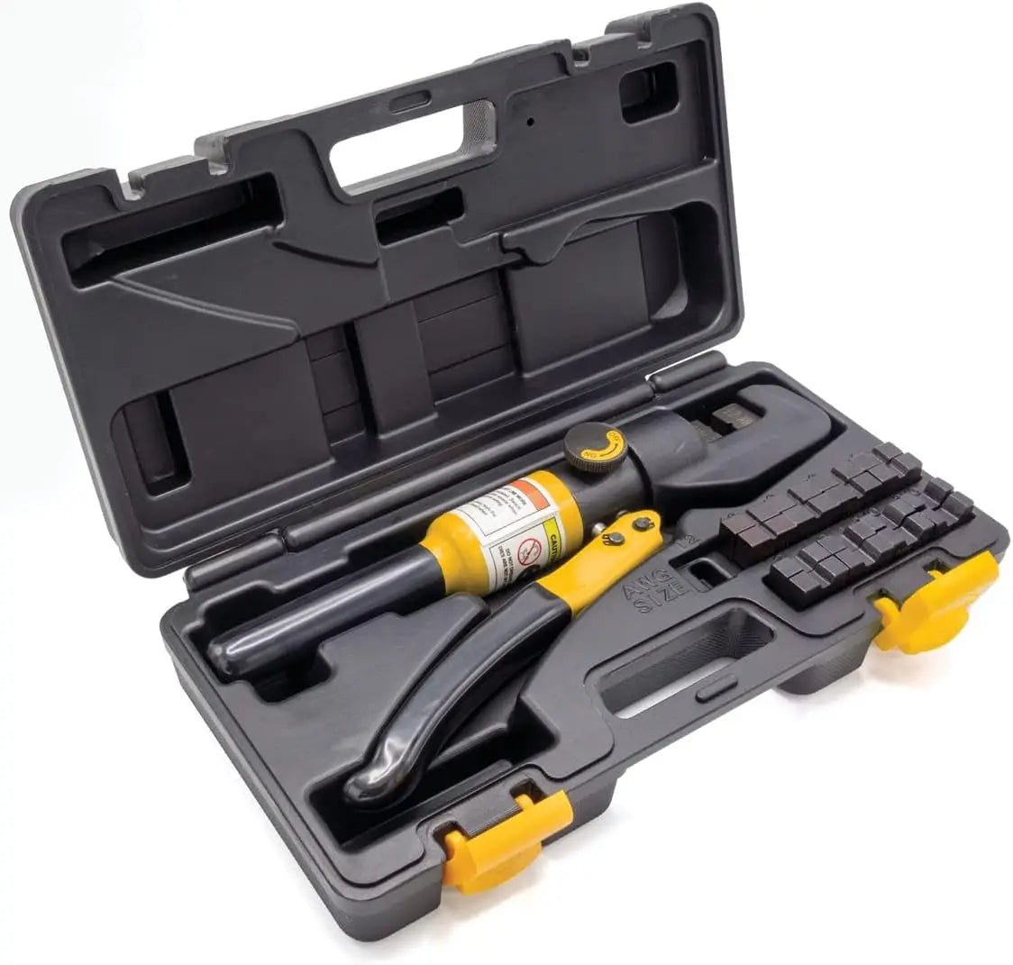 5 Ton Hydraulic Cable Crimper, Standard Tool for Electrical and Automotive Applications