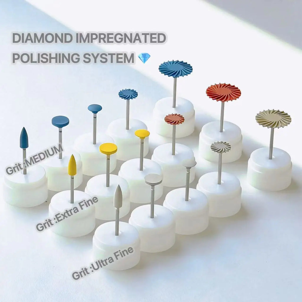 Grit UITRA-FINE Diamond Polishing Head Diamond Impregnated Polishing System 2.35MM   FOR FINISHING AND POLISHING