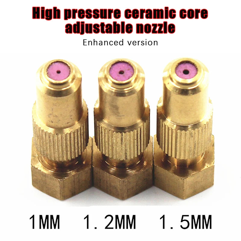 Agricultural Irrigation Nozzle 16*41*8MM Adjustable Pottery Nozzle Pottery Adjustable Spray Effortless Installation