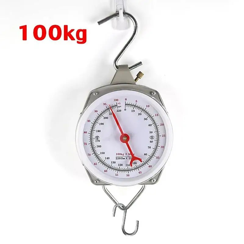The Hook Type Mechanical Pointer Scale With Spring Dial Is Suitable For Weighing Purposes In Kitchens Fishing Hunting Etc