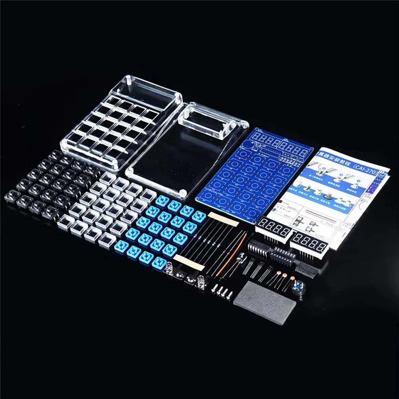 [LXYA68Z!] Calculators Soldering Projects LED Digital Tube 51 Microcontroller Control DIY Soldering Projects Green