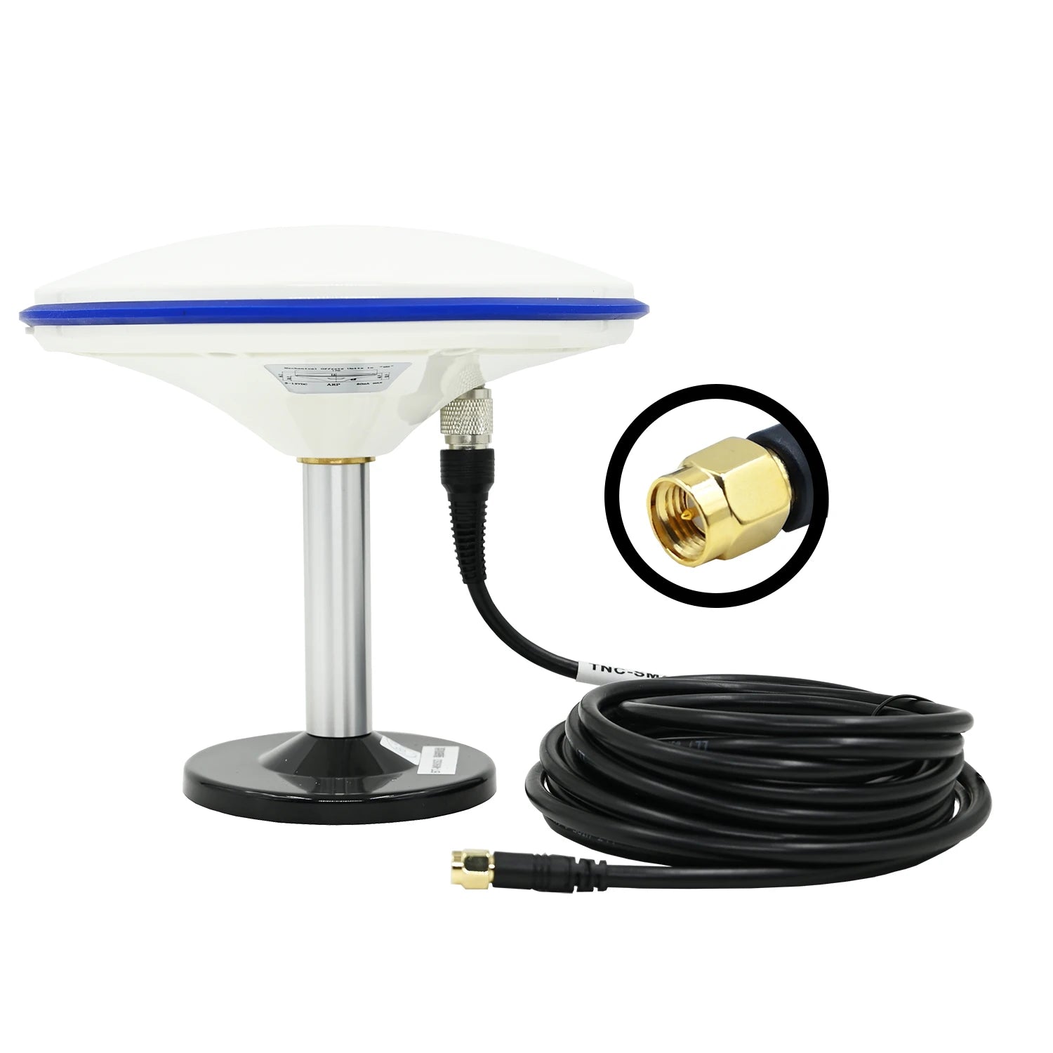 QUESCAN 40dB HG-GOYH7061 RTK GPS GNSS Antenna L1 L2 L-band 1575.42MHz 1227.6MHz GPS Antenna for Agricultural Surveying  CORS
