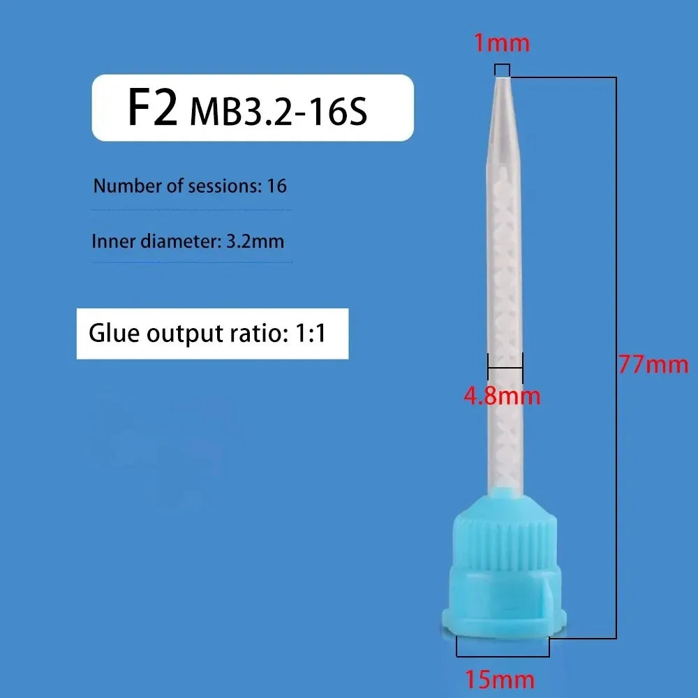 SY 1:1  10:1 MB Static mixing tube glue nozzle AB glue gun accessories Multi-model specifications are available