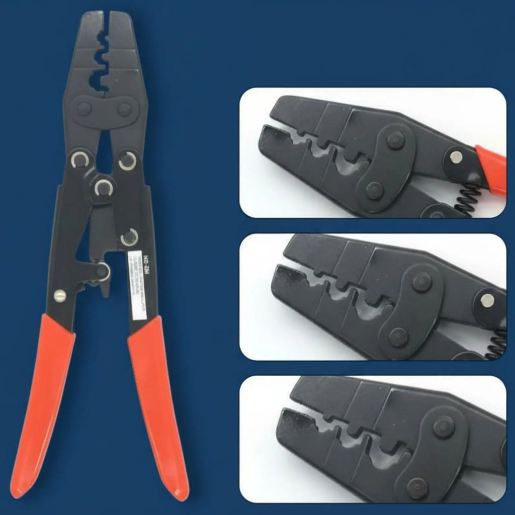Ratchet Crimping Plier Labor-Saving Wire Connector Crimping Tool Terminal Crimper Easy to Use Wiring Pliers for DIY Hobbyists