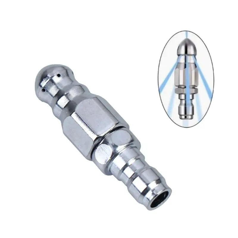 1/3/5Pcs 1/4" Stainless Steel Pressure Washer Quick Plug Drain Hose Nozzle Tool Water Jet High Pressure Sprayer Nozzle