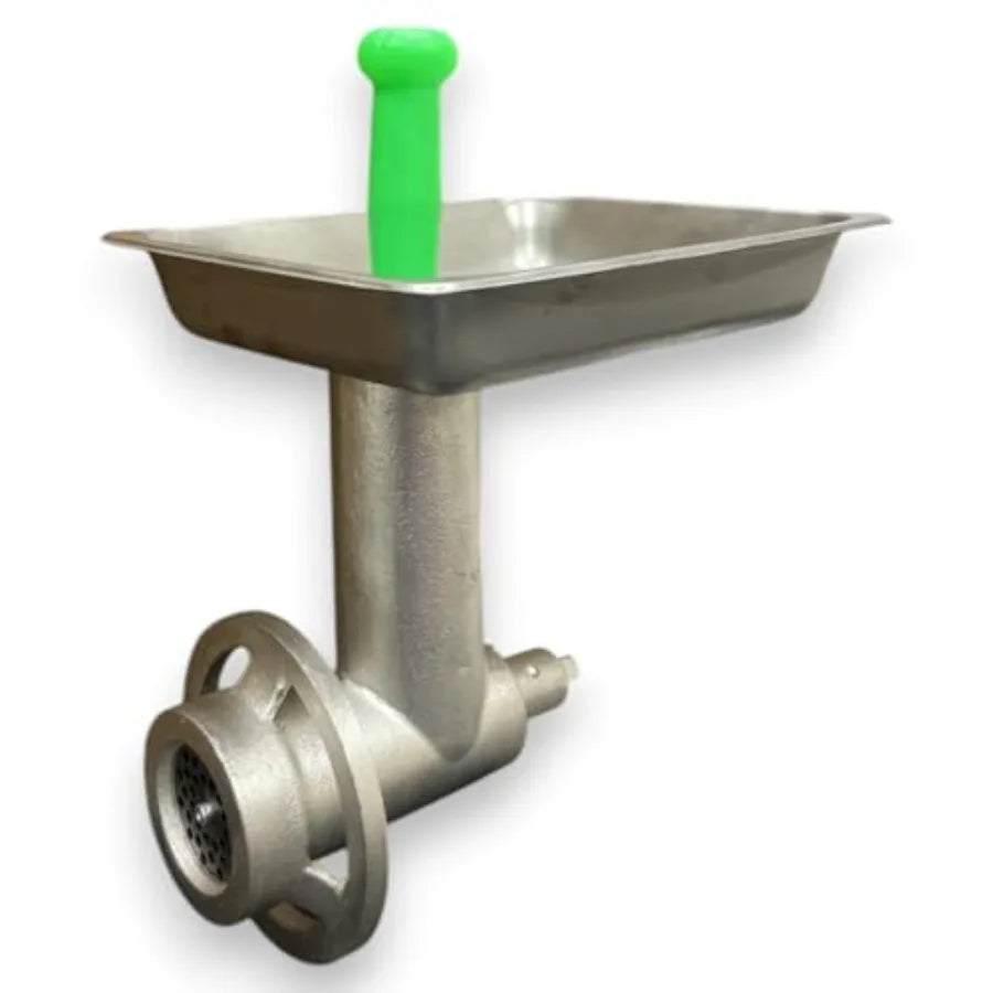 ALFA 12 H CCA Complete 12 Meat Grinder Attachment for Hobart Style Power Hubs Stainless Steel Silver Heavy Duty Grinding Capaci