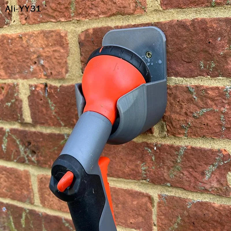 【S3】Wall Mount Garden Hose Nozzle Bracket With Screws And Leakage Hole For Garden Irrigation Car Washing Garden Storage Tools