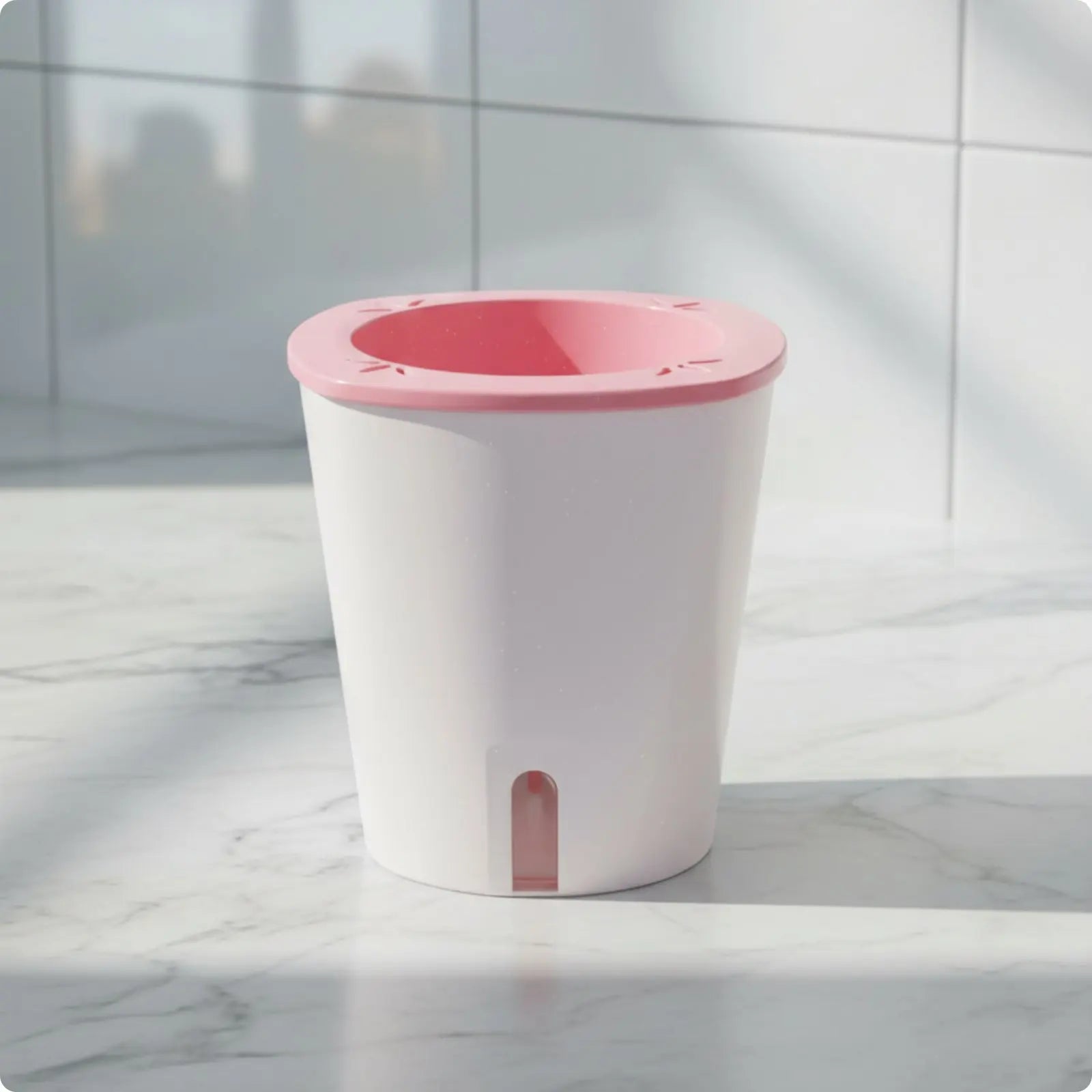 Self Watering Planter Easy to Clean Self Watering Pot Water Reservoir Planter Non Garden Container Resistant
