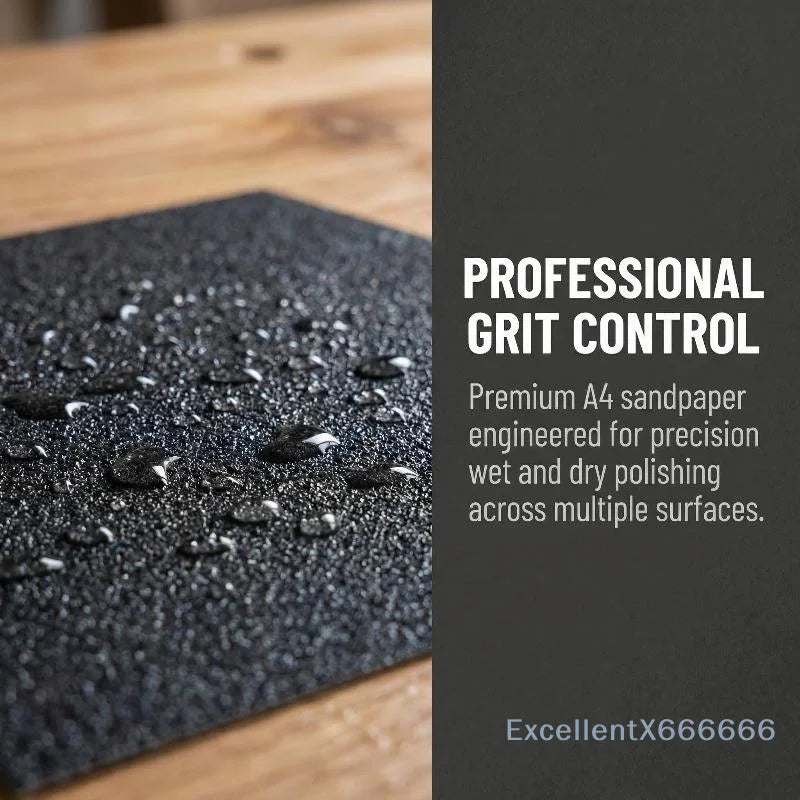 20Pcs Assorted Grit Sandpaper Wet Dry Abrasive Tools for Furniture Restoration Auto Car Repair Home DIY Wood Metal Finish
