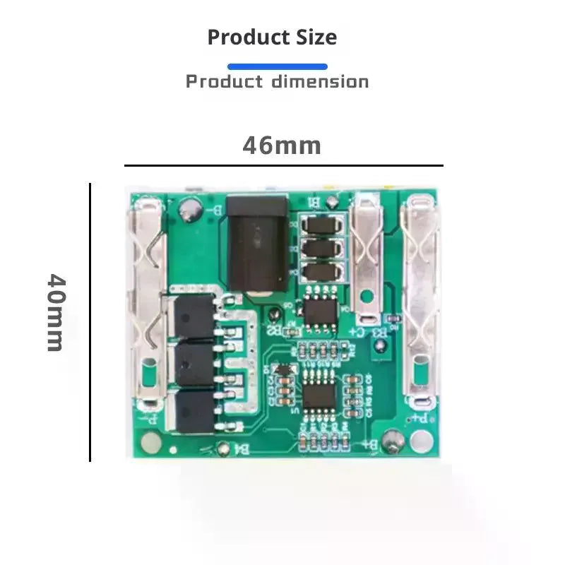 1Pcs Li-Ion Lithium Battery Pack Protection Circuit Board 5S 21V Battery Charging Protection Board BMS Module For Power Tools