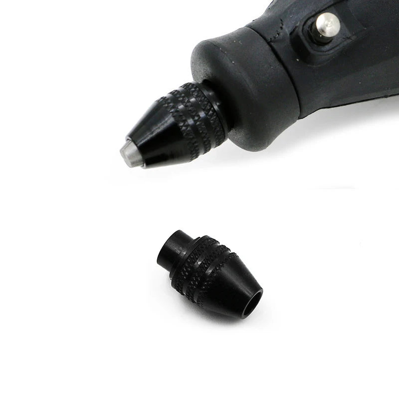 JIGONG chuck for tools M7x0.75 M8x0.75 chuck Universal mini grinding chuck 0.3 x3.2 mm collet adjustable electric grinding