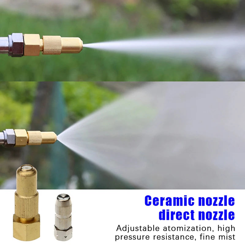 Agricultural Irrigation Nozzle 16*41*8MM Adjustable Pottery Nozzle Pottery Adjustable Spray Effortless Installation