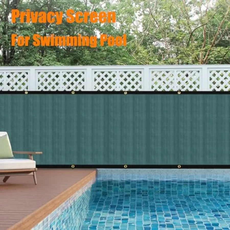 3Feet x 50Feet Privacy Fence Screen Heavy Duty Fencing Mesh Shade Cover Fencing for Outdoor Yard Wall Garden Backyard Cable Zip