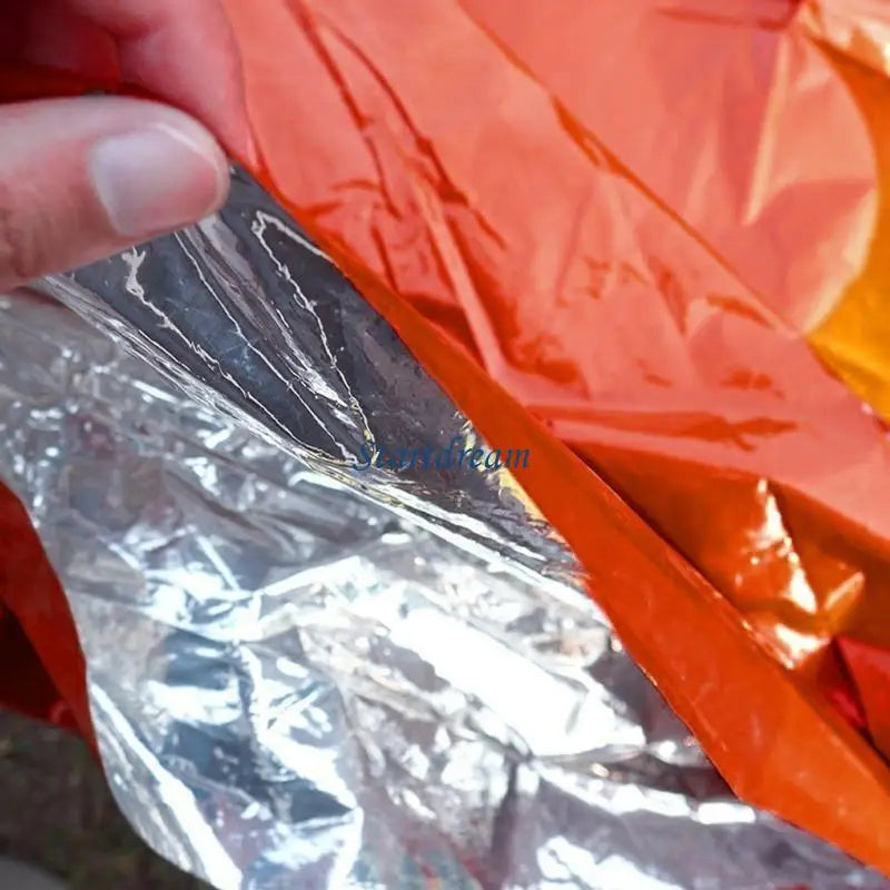 Reusable Thermal Poncho Disposable Coat for Outdoor Safety & Climate protections K92C
