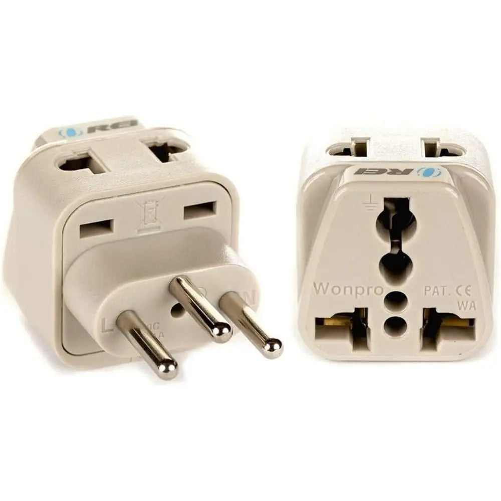 Universal 2-in-1 Type J Travel Adapter Plug Set - CE & RoHS Certified - 300 Pack for US to Switzerland