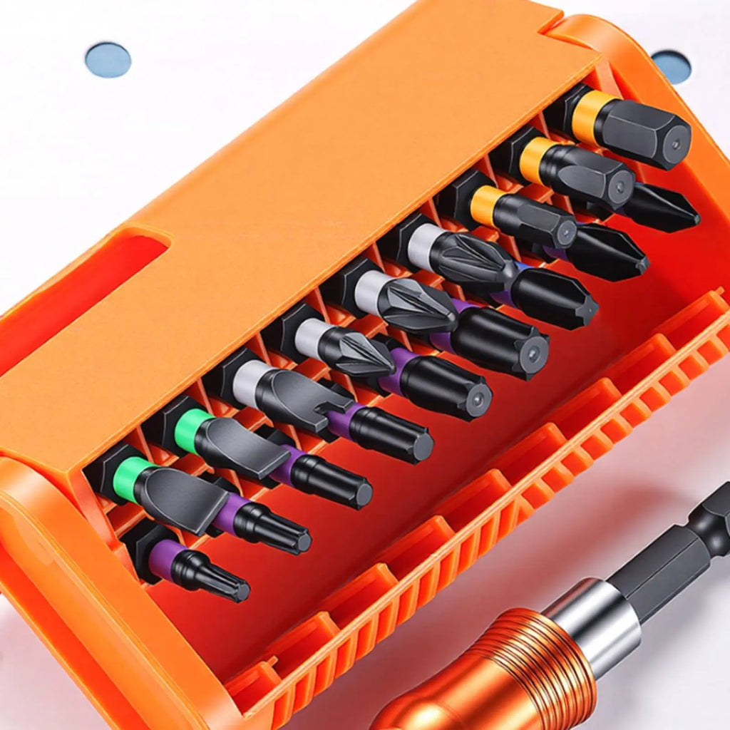 S2 Steel Hex Shank Bit Set High Hardness Attractive Screwdriver Driver Bit Collection Tool Accessory Rustproof Portable
