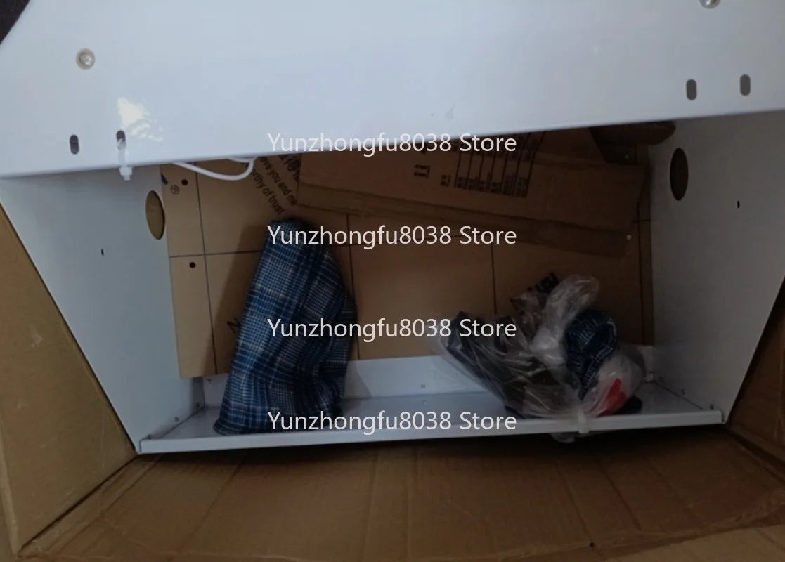 Dust Proof Cover Dust Box Metal Dental Grinding Polishing Box  One-piece Polishes Dust Proof Cover with LED Light