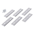 6 Pack Grass Trimmer Blade Garden Shredder Blade Chipper Knife with Screws Fit for ALKO Robolinho Lawn Mowers Replacement